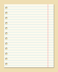 blank sheet of paper