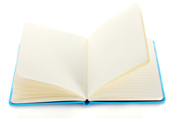 beautiful notebook isolated on white
