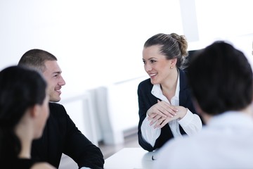 business people in a meeting at office