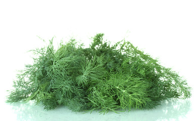 dill isolated on white
