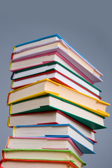 Stack of colorful books