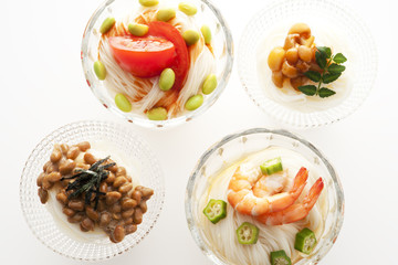 4種類の変わりそうめん