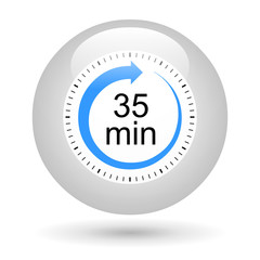 Bouton icône minuterie - 35 minutes