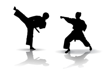 Karate Silhouette