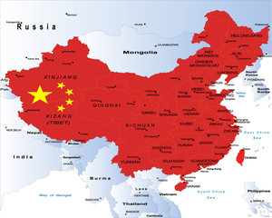 China-political map