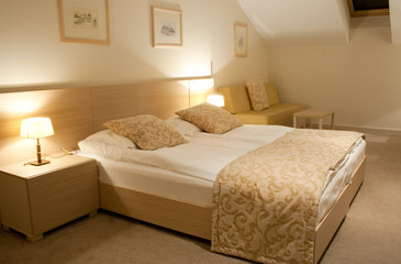Modern design of a bedroom