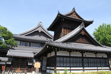 Nishi Hongwanji taikoro in Kyoto Japan