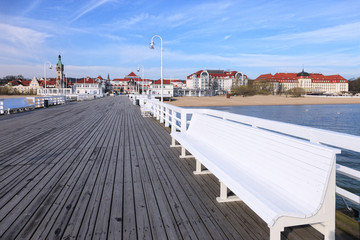 Pier in Sopot, Poland.