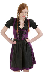 Frau im Dirndl