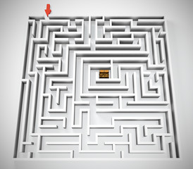 Maze with treasure