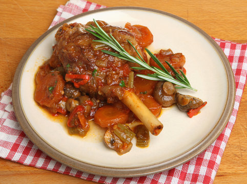 Lamb Shank with Vegetables