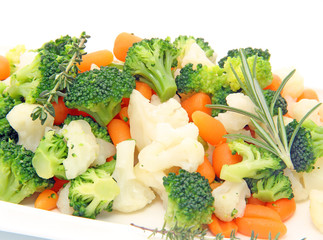 Brocoli, carottes,choux fleur