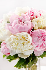 Rich bunch of peonies