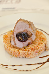 fleischroulade mit pflaume