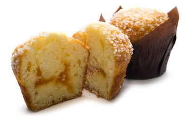muffins all'albicocca con granella di zucchero