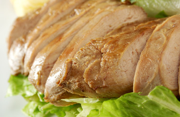 Roasted duck, Chinese style  .
