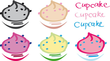 Backen als Hobby, cupcake, cupcakes, dessert - logo