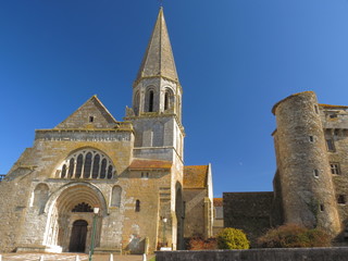 Fototapeta na wymiar Ville de Montmorillon ; Vienne ; Charente-Poitou