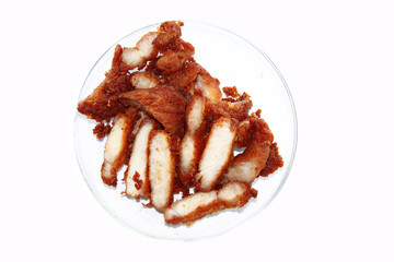 Fried pork with garlic