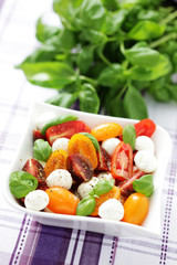 tomato and mozzarella salad
