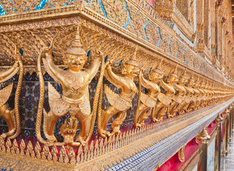 Garuda statue in Thai temple