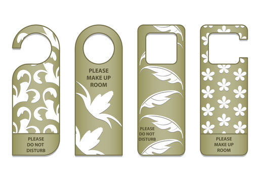 do not disturb sign with special design