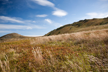 Bieszczady mountains in south east Poland