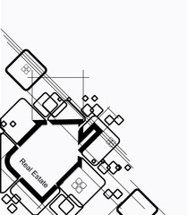 real estate circuit vector