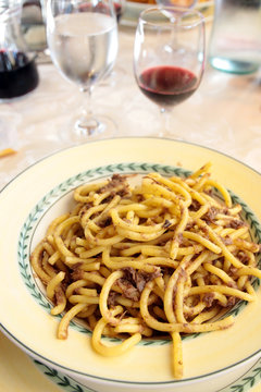 Bigoli al ragu