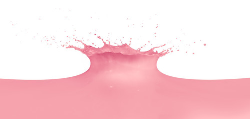 splashing milk