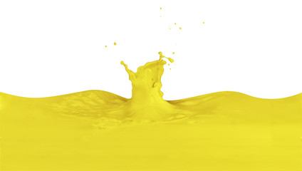 splashing paint