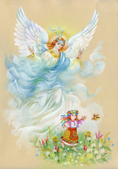 Watercolor Angel
