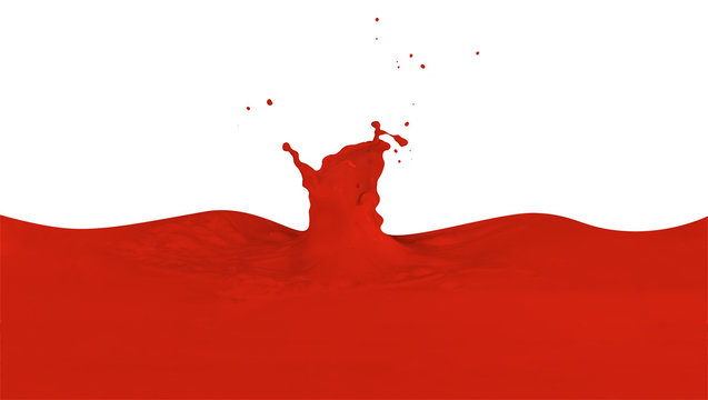 splashing paint