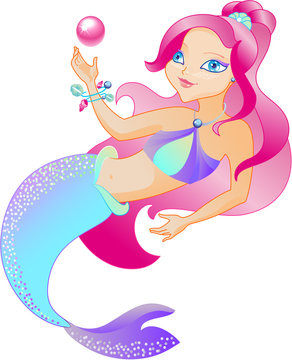 The little pretty mermaid is very friendly and kind