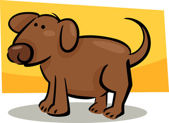 cartoon doodle of dog