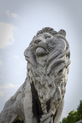 statua di leone a budapest