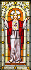 Jesus window painting in cemetery © Paolo Gallo