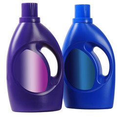 Detergent bottle. Isolated