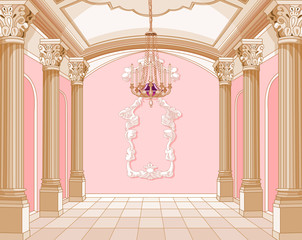 Ballroom of magic castle