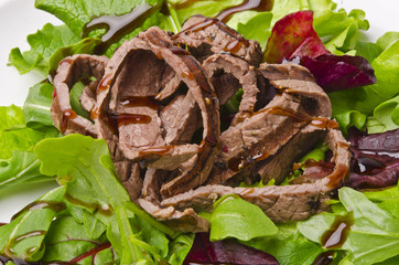 salat rindfleisch streifen