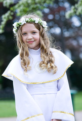 First Communion - portrait