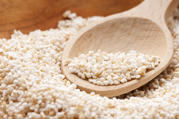 Amaranth popping, gluten-free, high protein grain cereal
