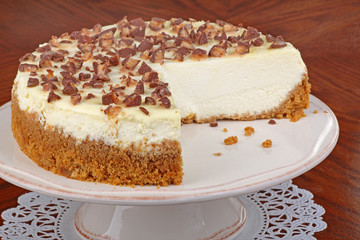 Sliced Cheesecake