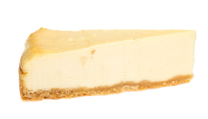 Cheesecake isolated on white background