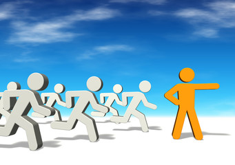 Figuren-Serie: In diese Richtung!