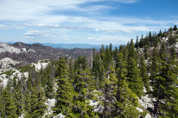 landcape view from the top of the mountain