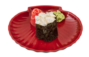 Japanese squid sushi