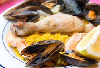 Prawn with rice