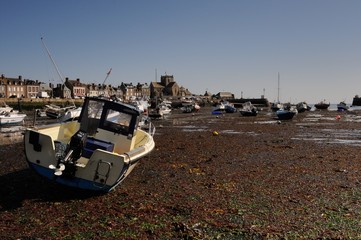 Barfleur à marée basse