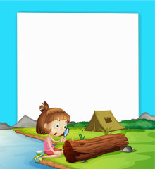 Fototapeta premium Camping